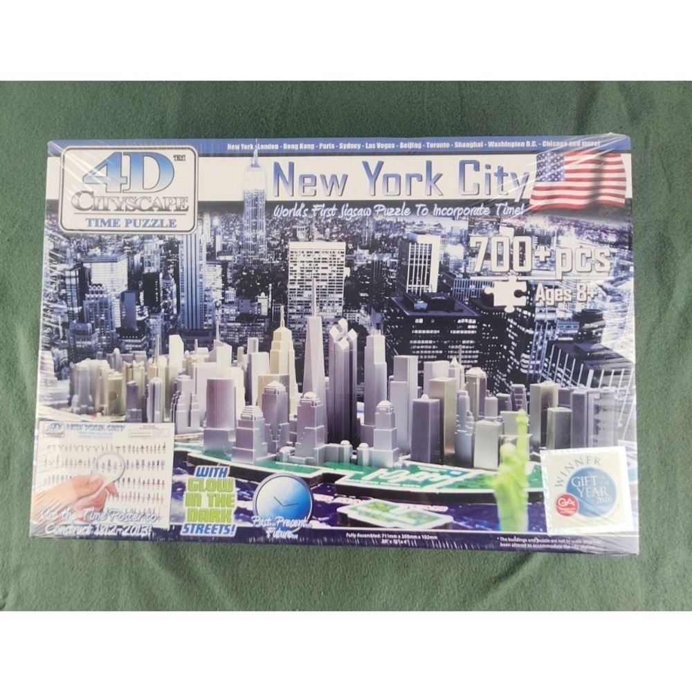 Cityscape Time 4D Puzzle New York City 1812,1931,1973 & 2013  700+ Pcs CTY-4D101